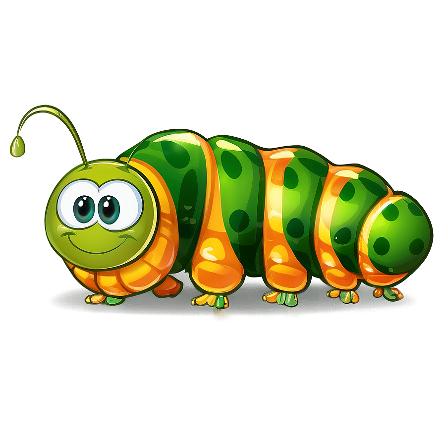 Cute Cartoon Caterpillar Png Oey16 PNG Image