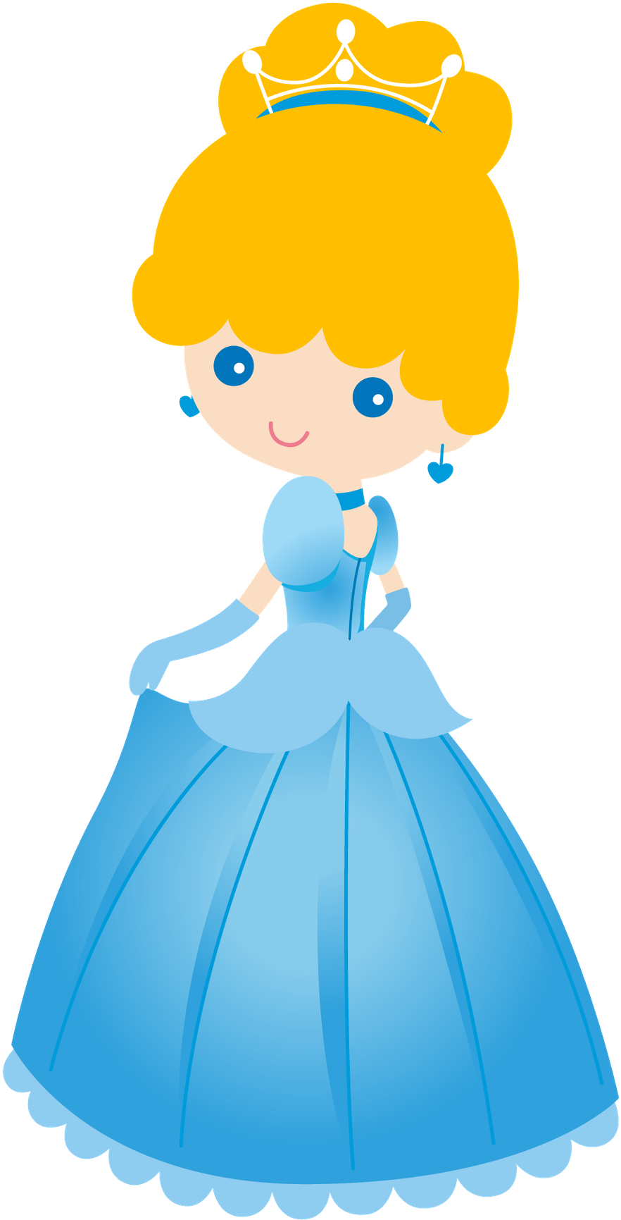 Cute Cartoon Cinderella.png PNG Image