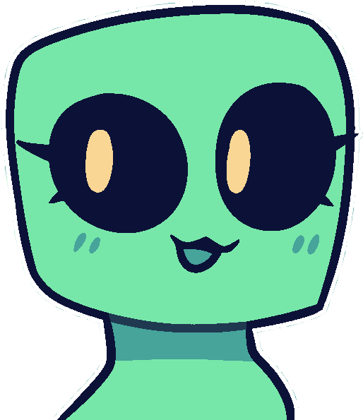 Cute Cartoon Creeper Character PNG Image