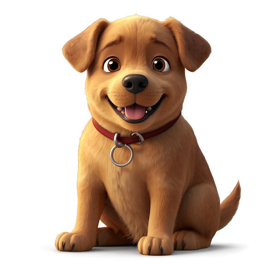 Cute Cartoon Dog Poses Png Ruc PNG Image