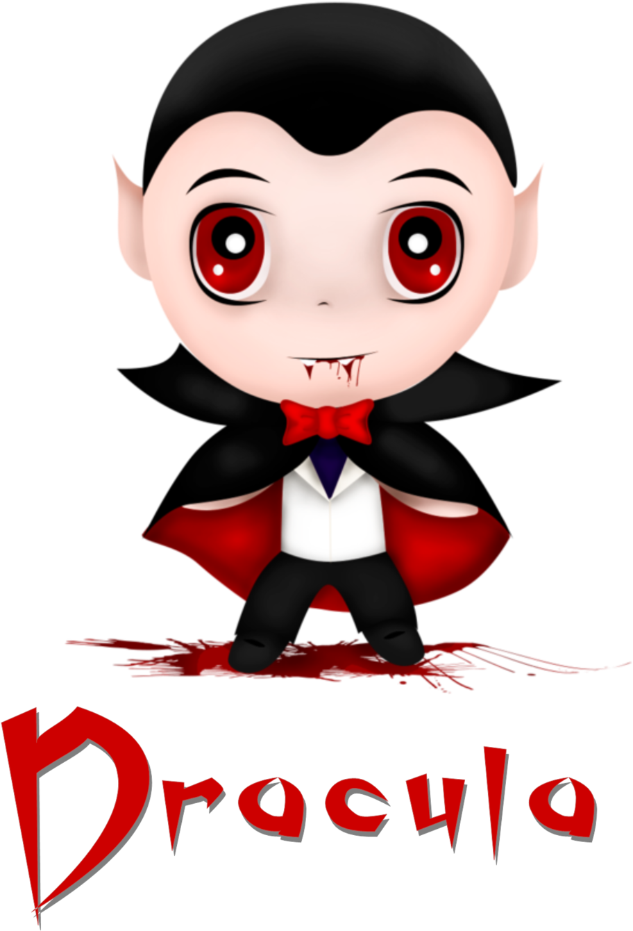 Cute Cartoon Dracula PNG Image