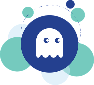 Cute Cartoon Ghost Graphic PNG Image