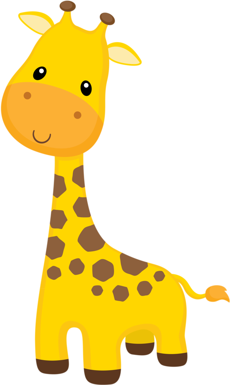 Cute Cartoon Giraffe PNG Image