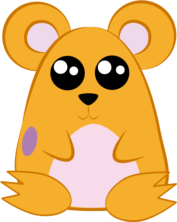 Cute Cartoon Hamster PNG Image