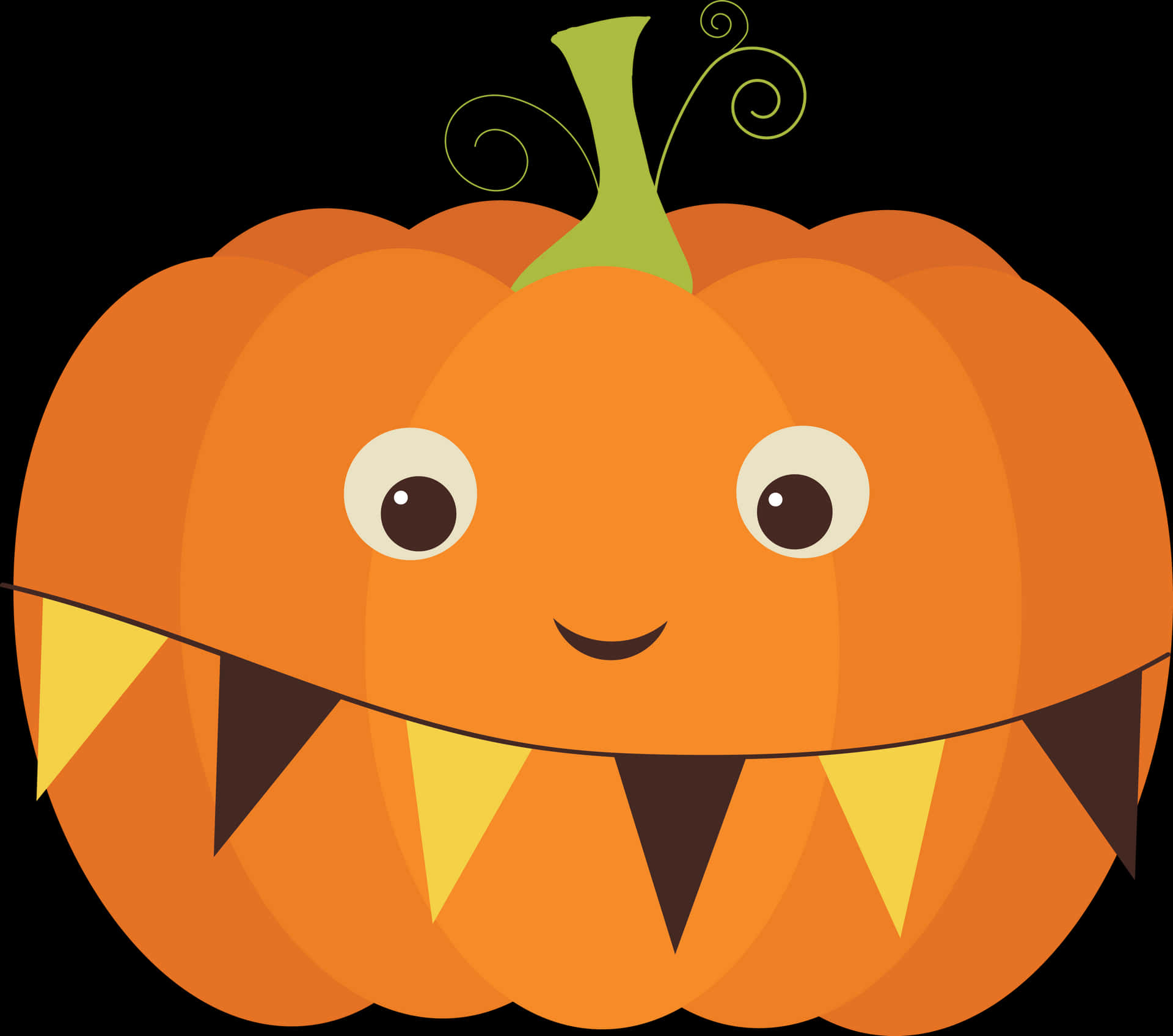 Cute Cartoon Pumpkin PNG Image