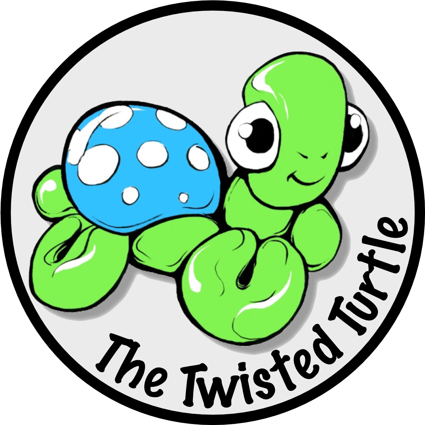 Cute Cartoon Turtle Logo PNG Image