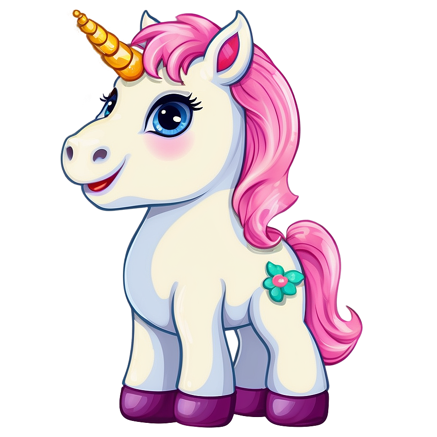 Cute Cartoon Unicorn Png 05032024 PNG Image