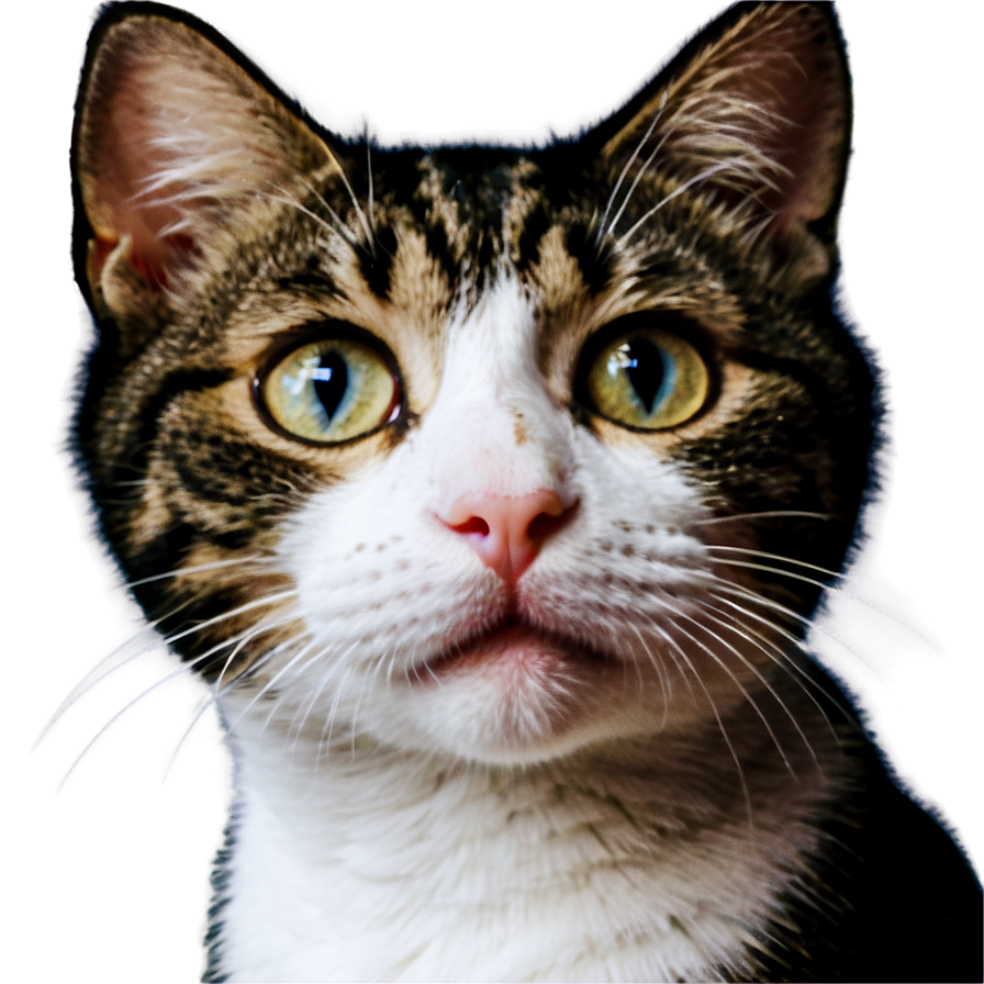 Cute Cat Face Png Uwu PNG Image