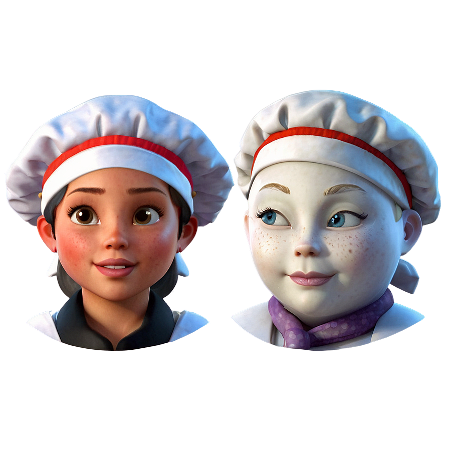 Cute Chef Hat Character Png Isp77 PNG Image