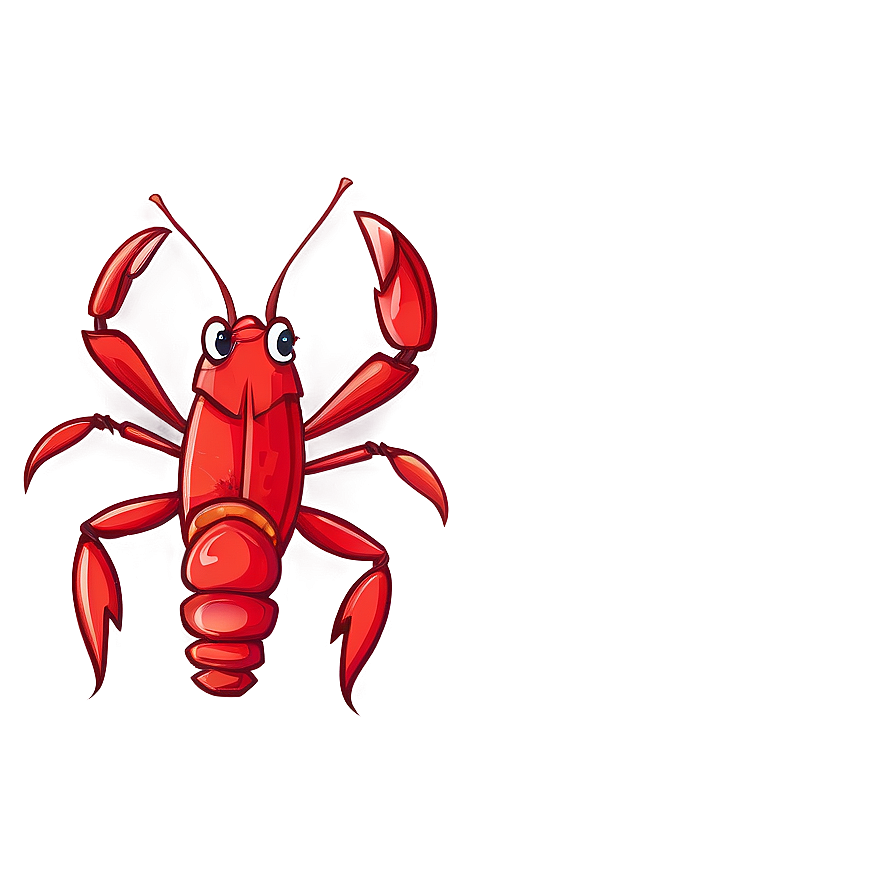 Cute Crawfish Mascot Png 06122024 PNG Image