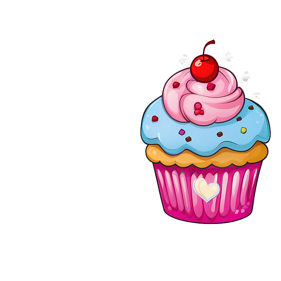 Cute Cupcake Png Pqi PNG Image