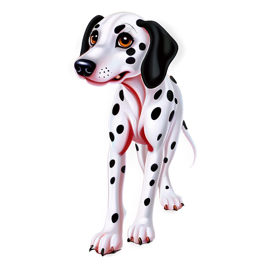 Cute Dalmatian Spots Illustration Png Vou PNG Image