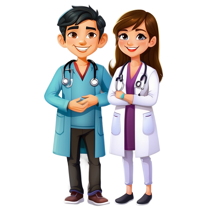 Cute Doctor Cartoon Png Mbp9 PNG Image