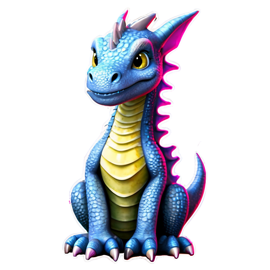 Cute Dragon A PNG Image