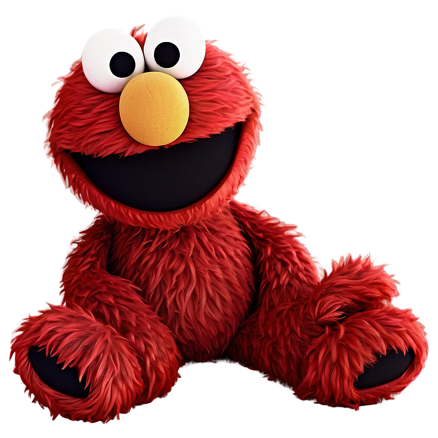 Cute Elmo Illustration Png 05032024 PNG Image