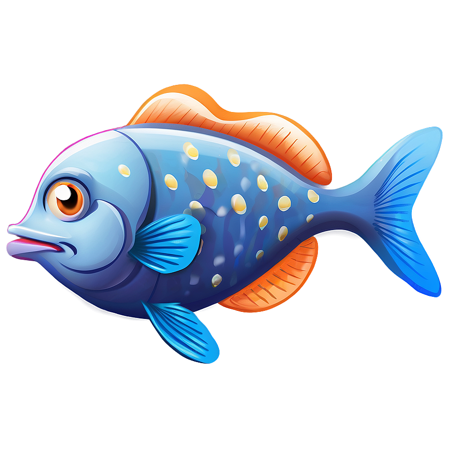 Cute Fish Illustration Png 06292024 PNG Image