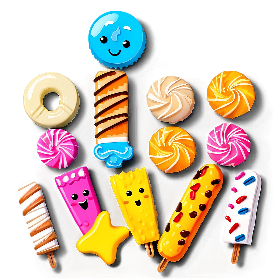 Cute Food Treats Png Ime PNG Image