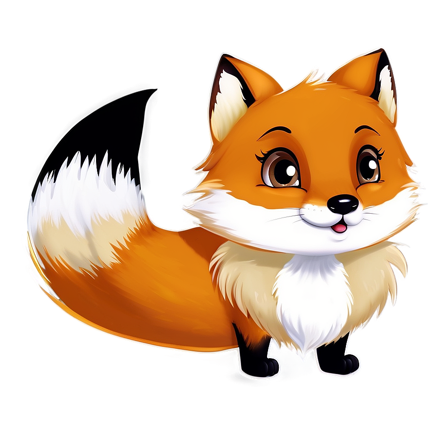 Cute Fox Cartoon Png 05062024 PNG Image