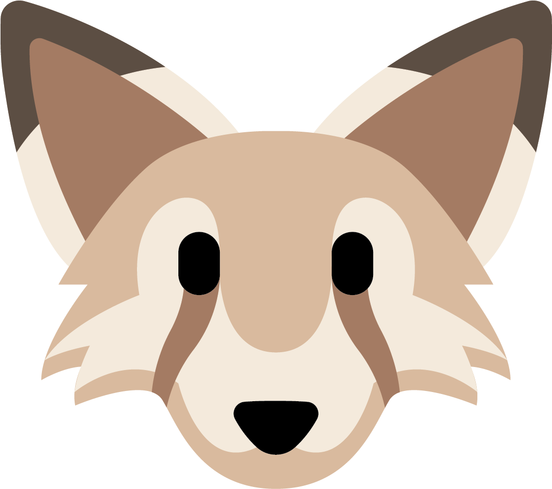 Cute Fox Emoji Graphic PNG Image