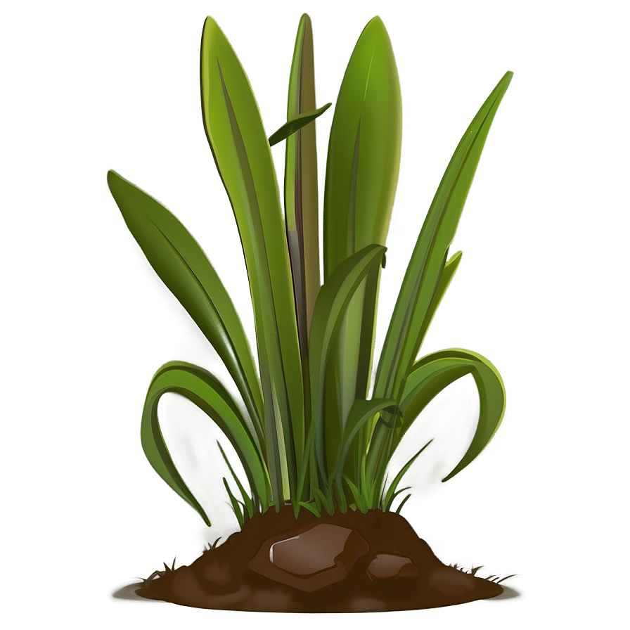 Cute Grass Cartoon Png Gys PNG Image