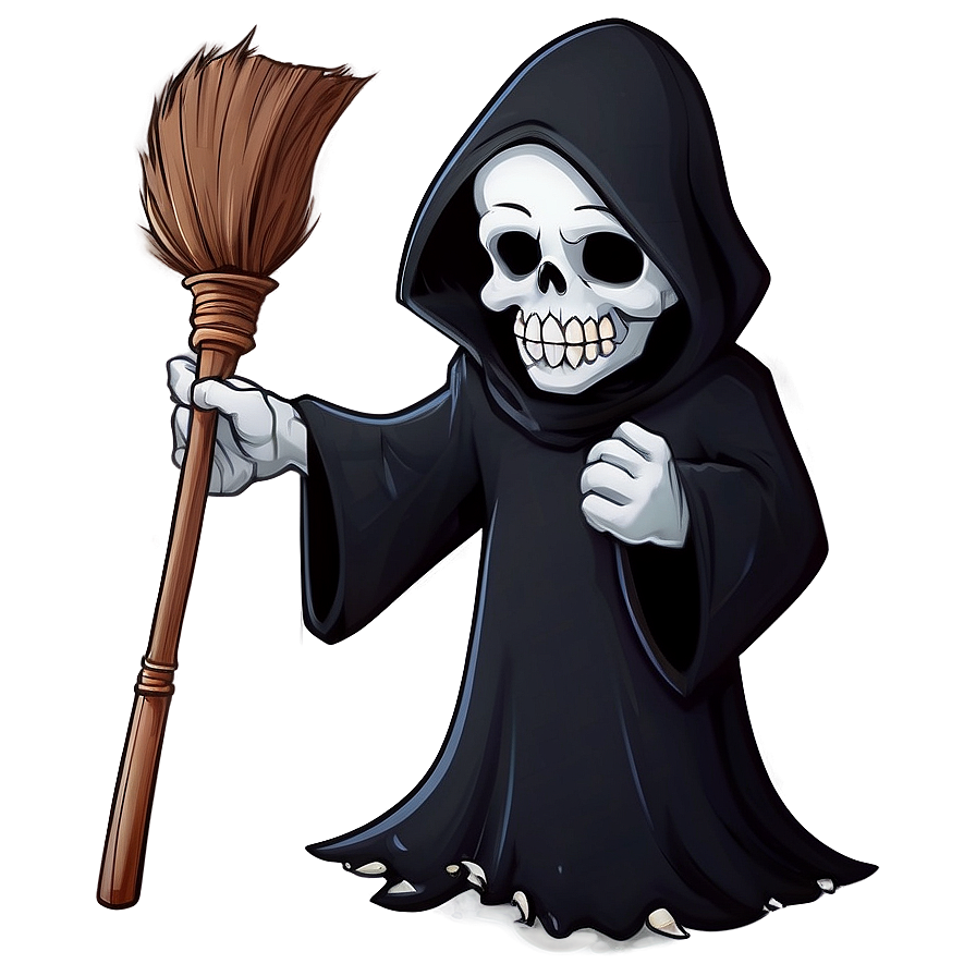 Cute Grim Reaper Png Bao PNG Image