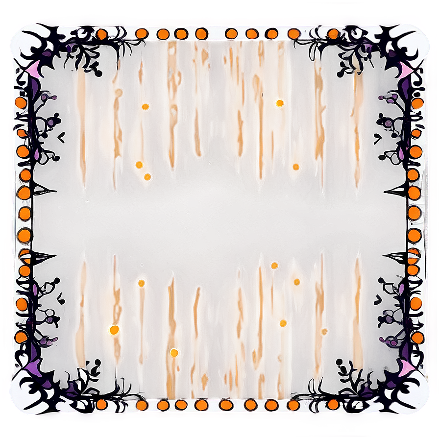 Cute Halloween Border Png Dai PNG Image