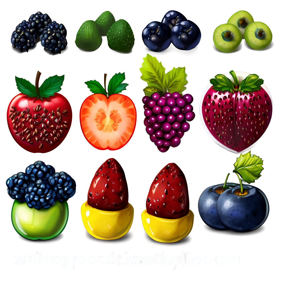 Cute Healthy Food Png 06252024 PNG Image