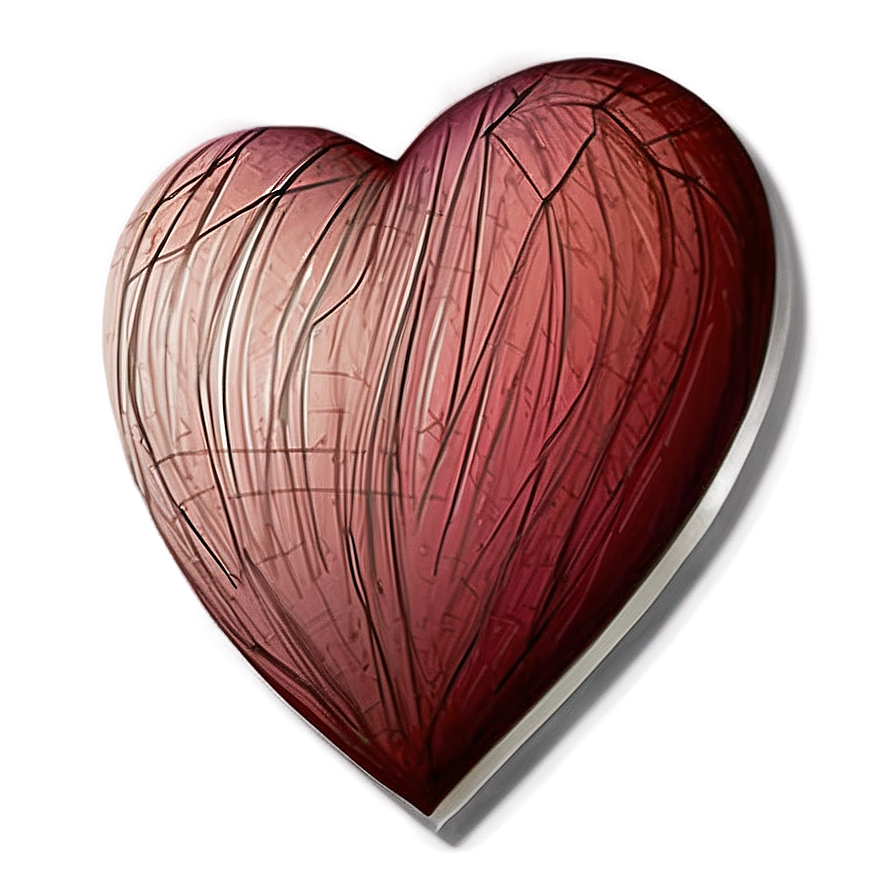 Cute Heart Drawing Png B PNG Image