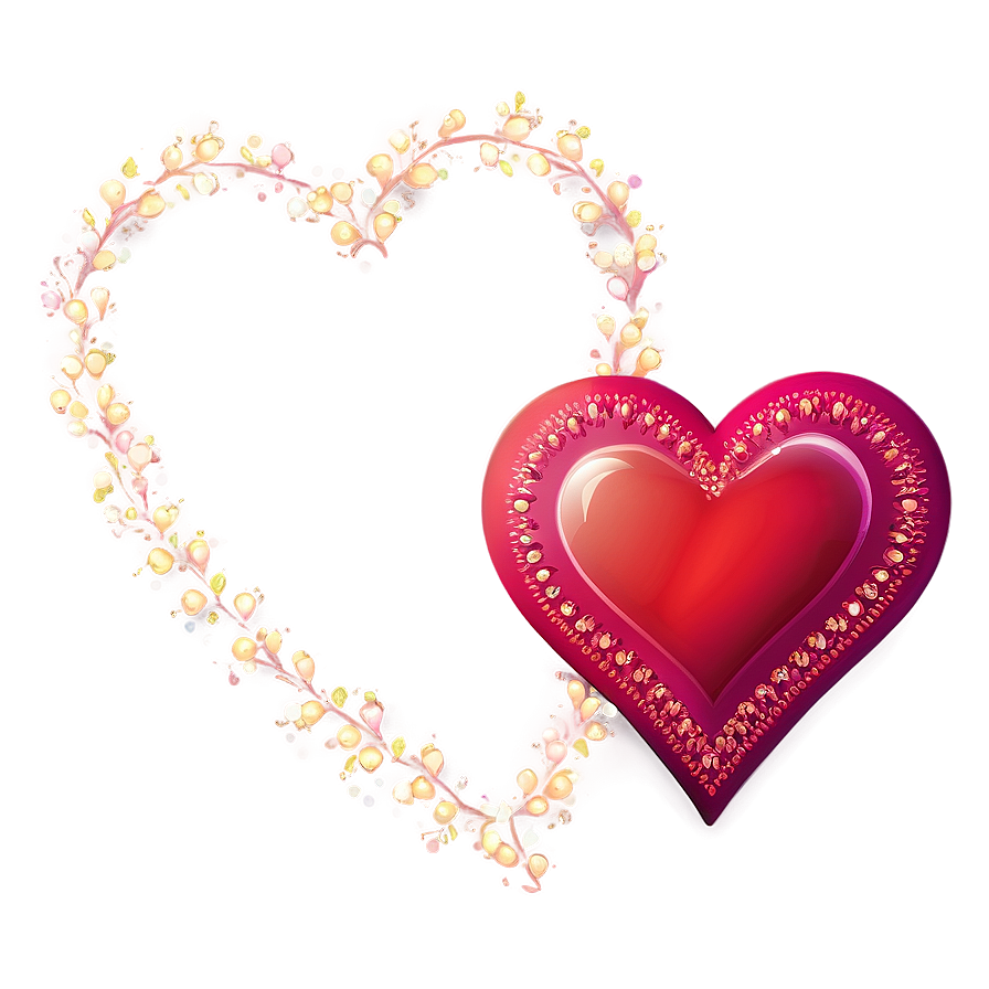 Cute Heart Illustration Png 84 PNG Image