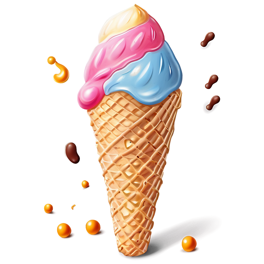 Cute Ice Cream Cone Png Kfy57 PNG Image