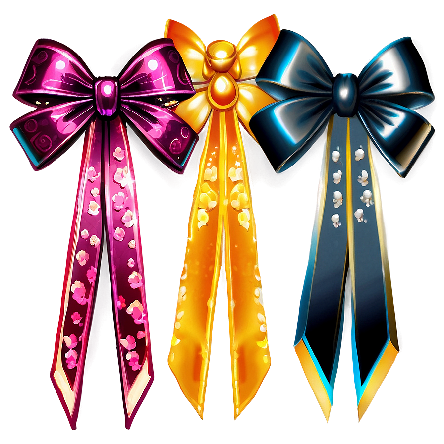 Cute Kawaii Bow Png Vsn27 PNG Image