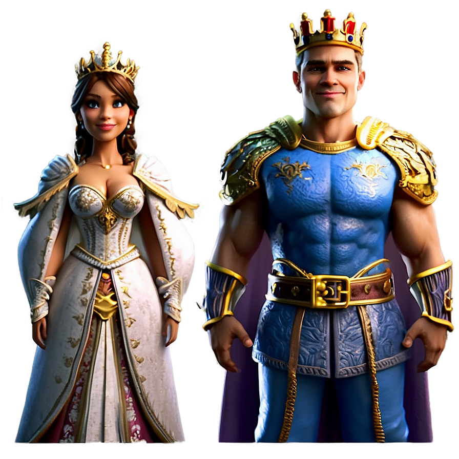 Cute King And Queen Png 23 PNG Image