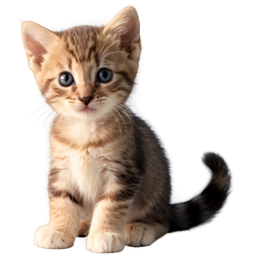 Cute Kitten Clipart Png Vau PNG Image