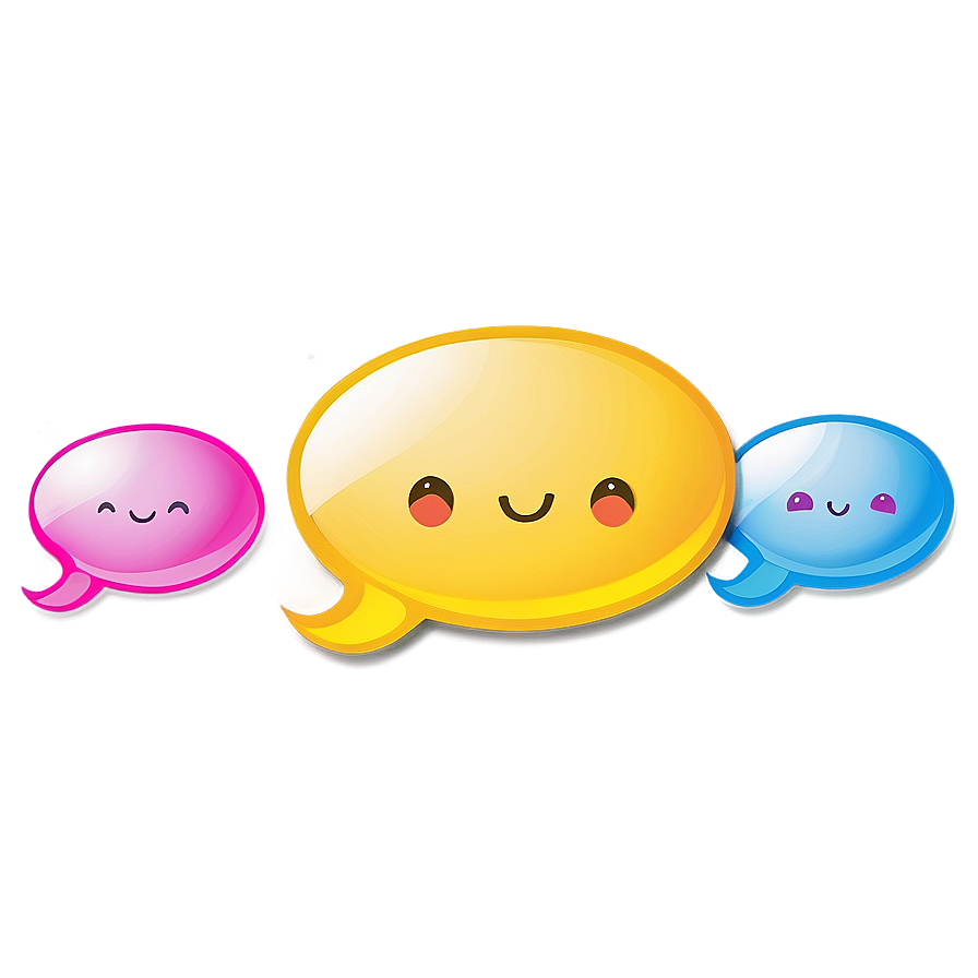 Cute Message Bubble Clipart Png Sxy PNG Image