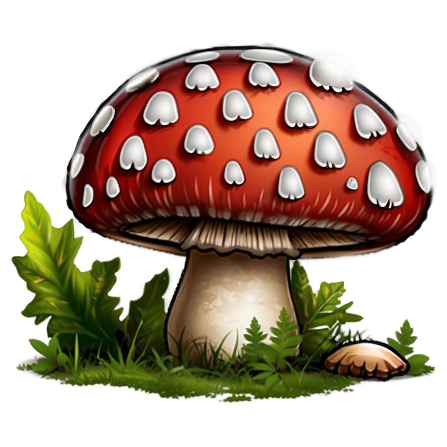 Cute Mushroom Png Fha PNG Image