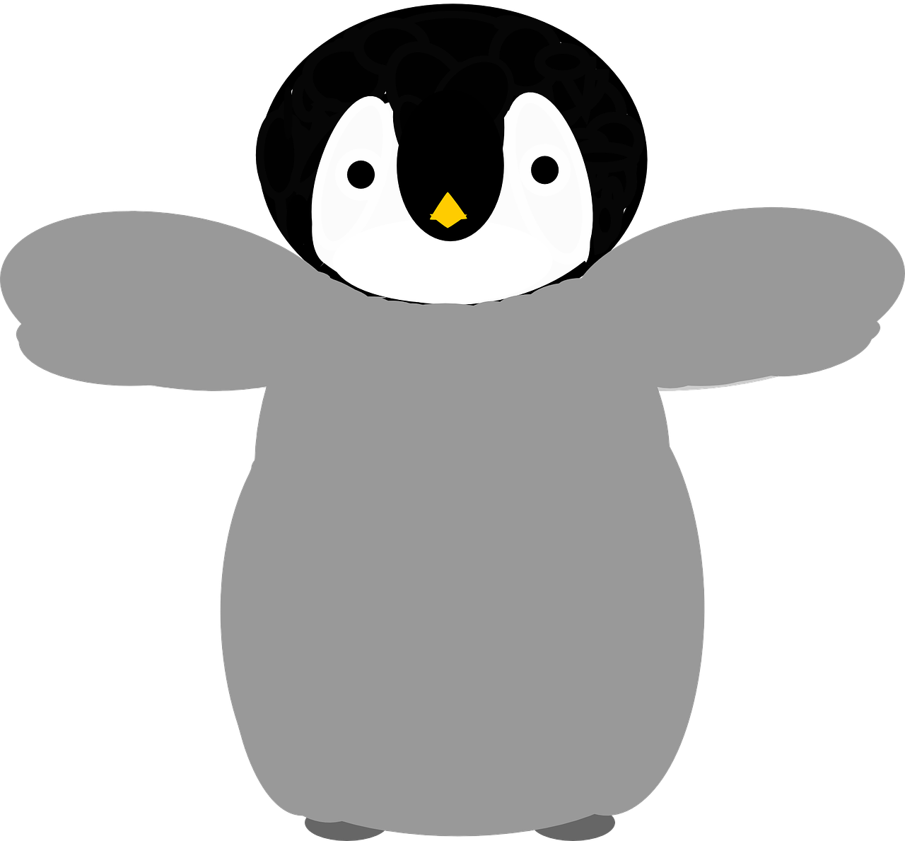 Cute Penguin Cartoon PNG Image