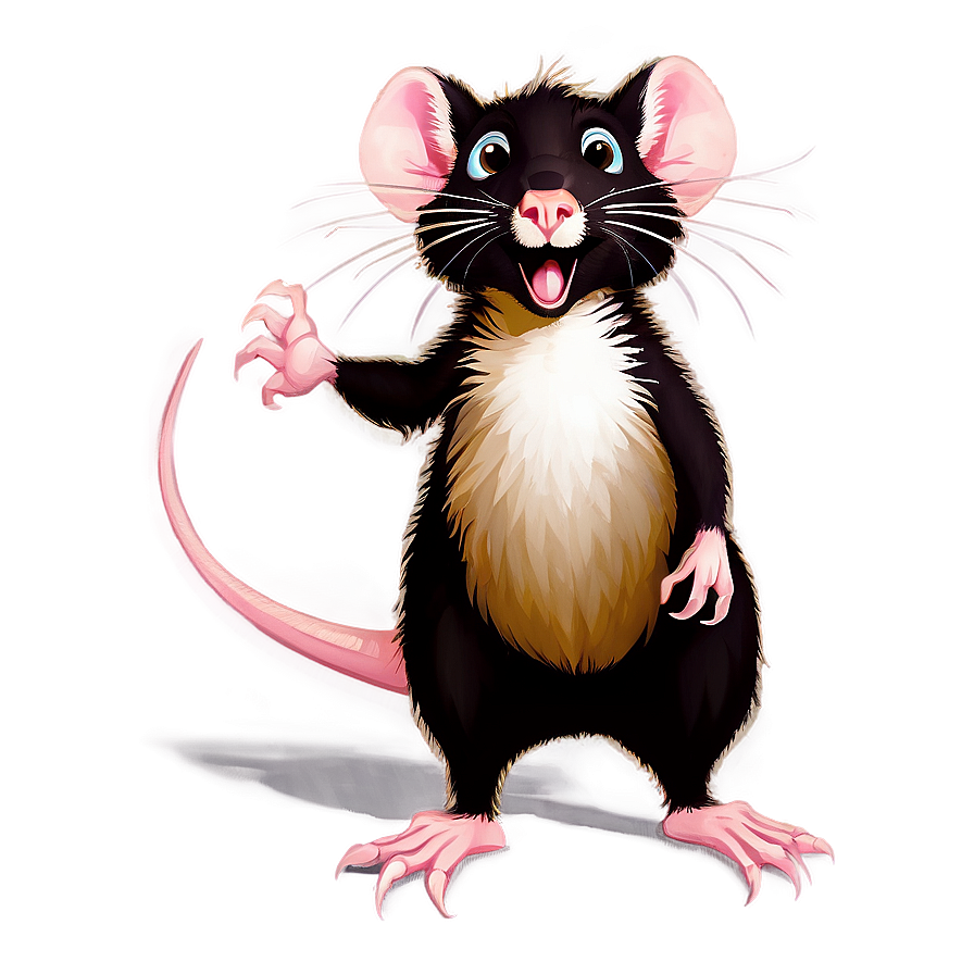 Cute Rat Cartoon Png Qpi PNG Image