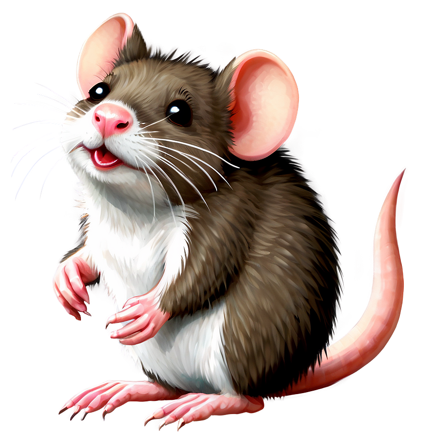 Cute Rat Clipart Png Jhj75 PNG Image