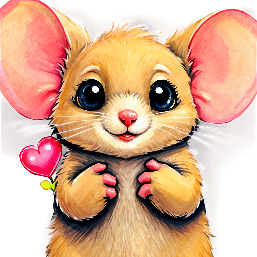 Cute Rat Friends Png Qti PNG Image