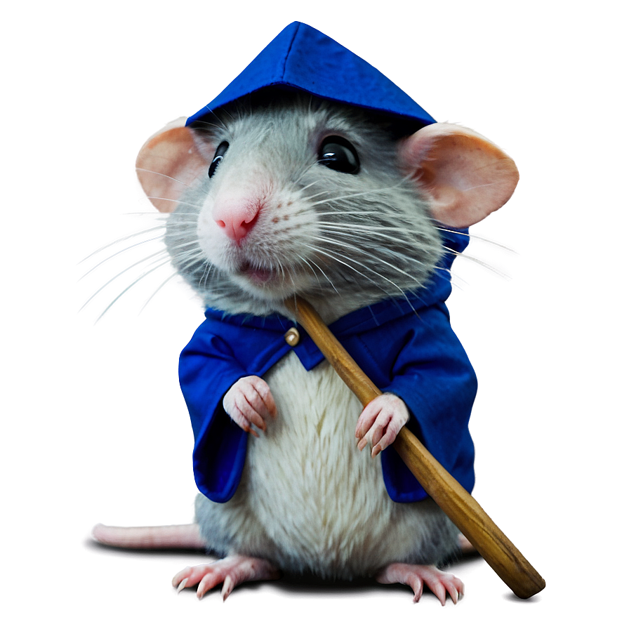 Cute Rat Wizard Png 1 PNG Image