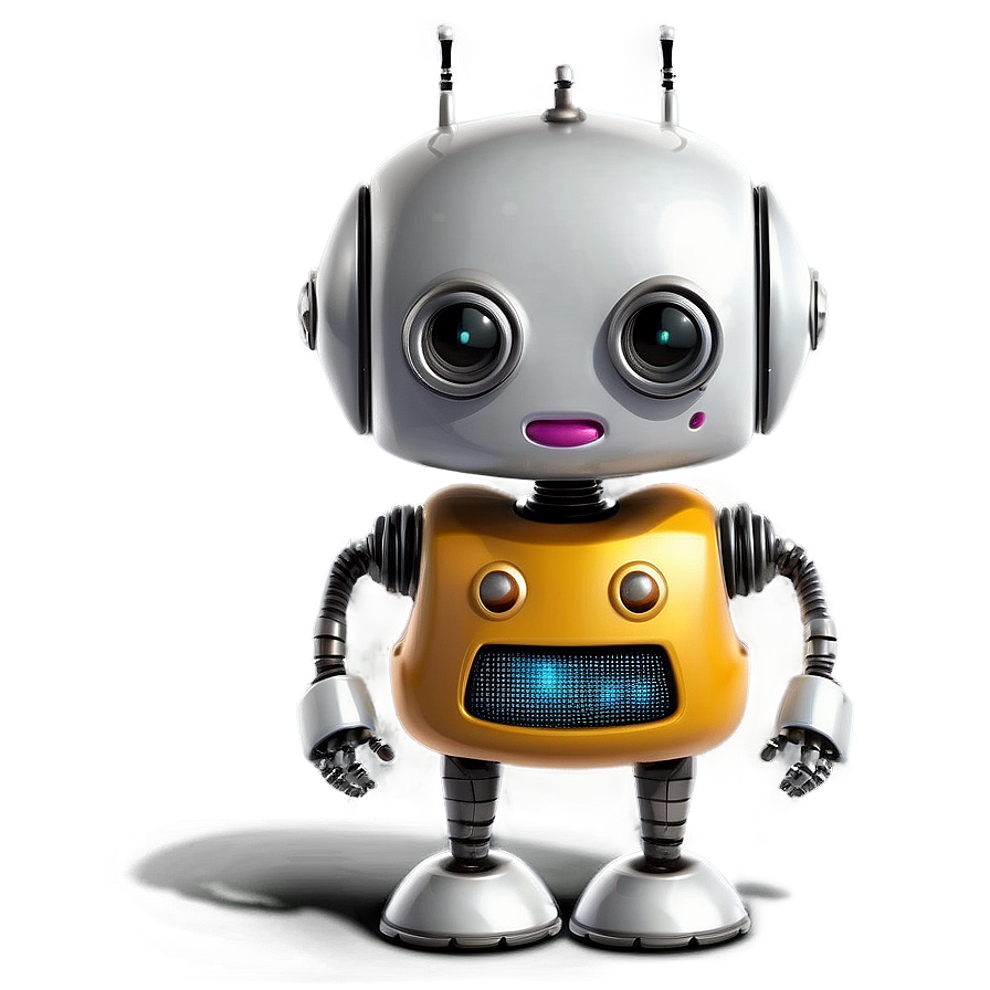 Cute Robot Character Design Png 06272024 PNG Image