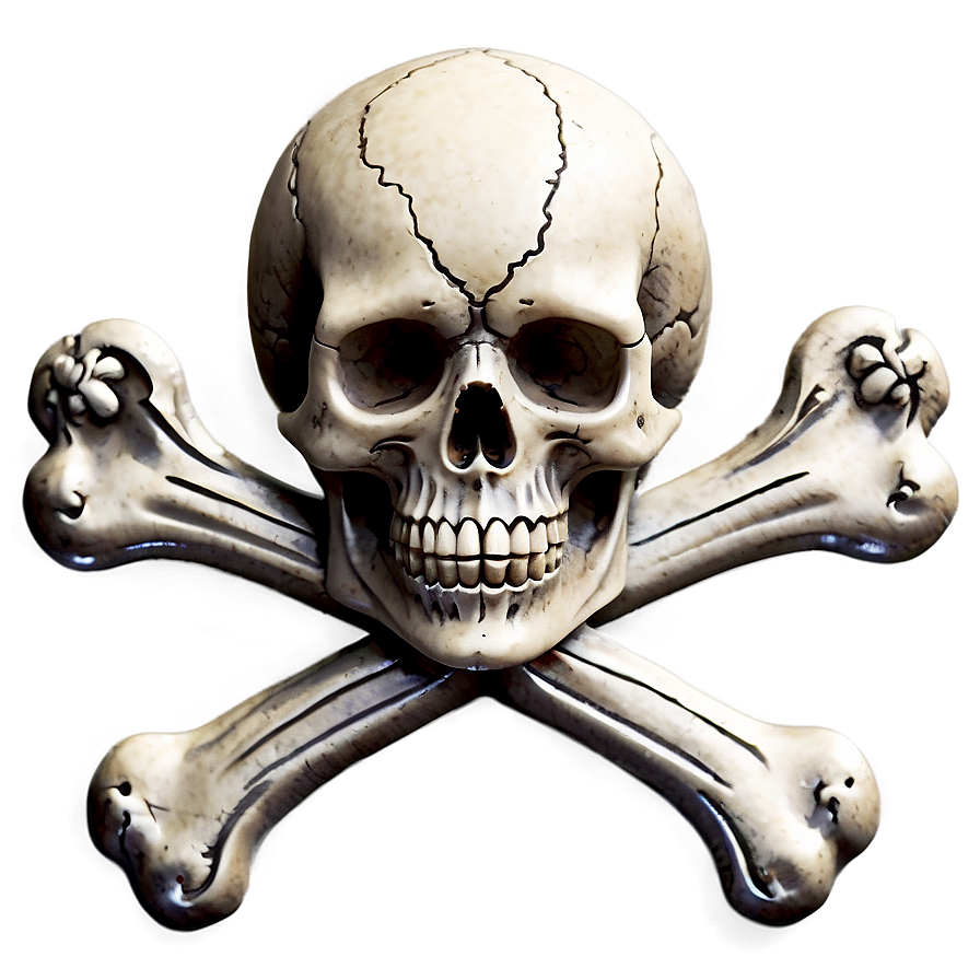 Cute Skull And Crossbones Png Ode PNG Image