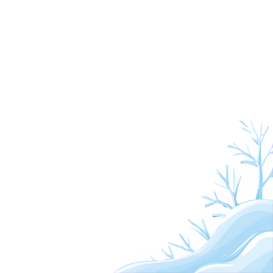 Cute Snow Border Png Nnt PNG Image