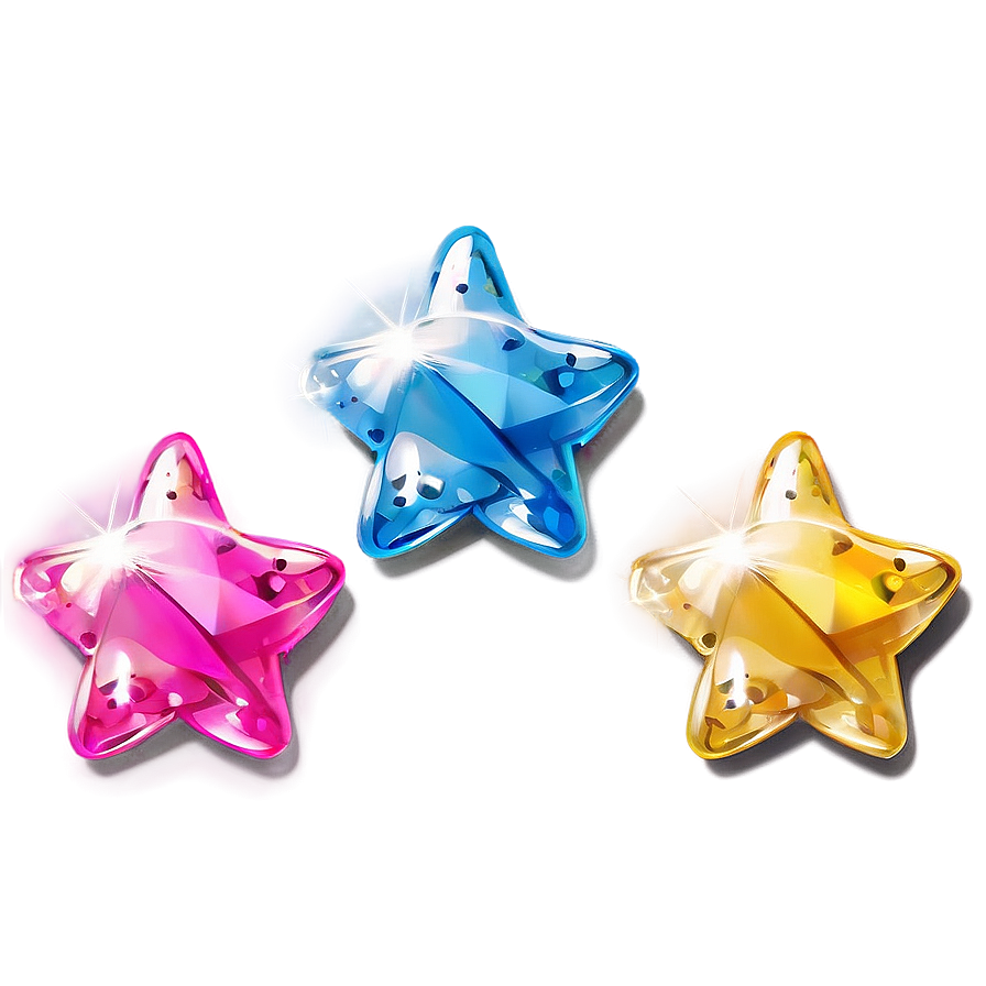 Cute Sparkle Stars Png Rxv PNG Image