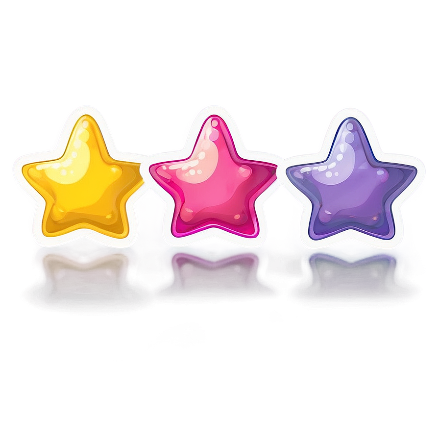 Cute Star Sticker Png 8 PNG Image