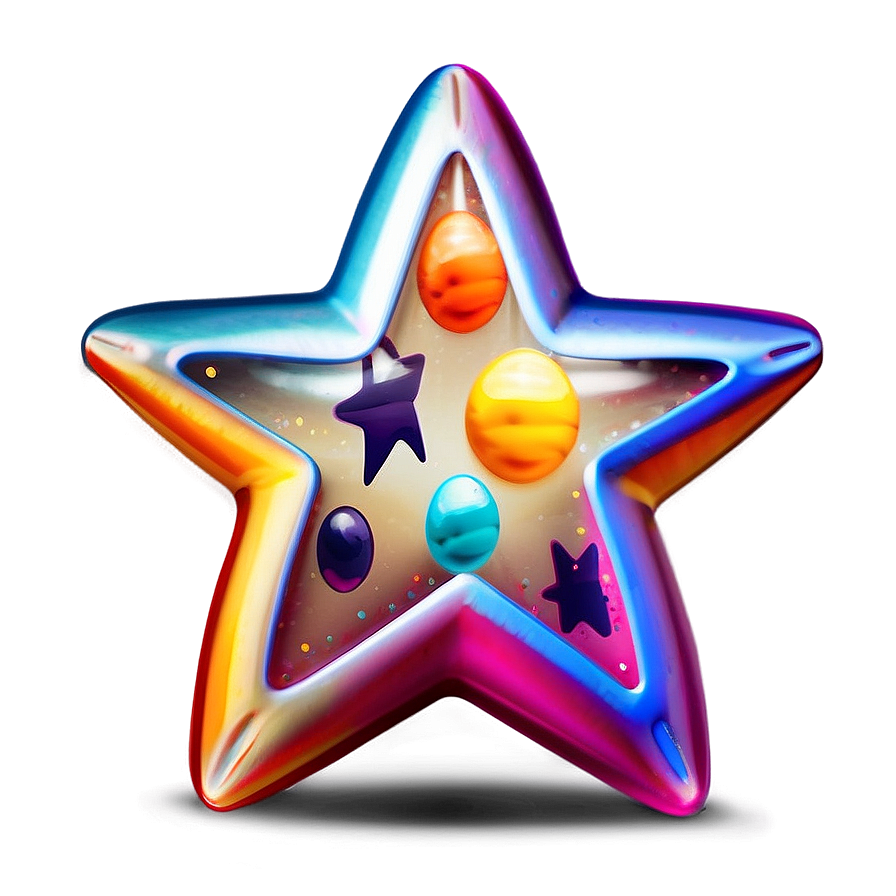 Cute Star Sticker Png Iyl58 PNG Image