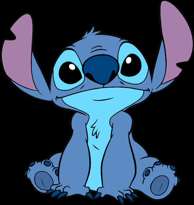 Cute_ Stitch_ Character_ Illustration PNG Image