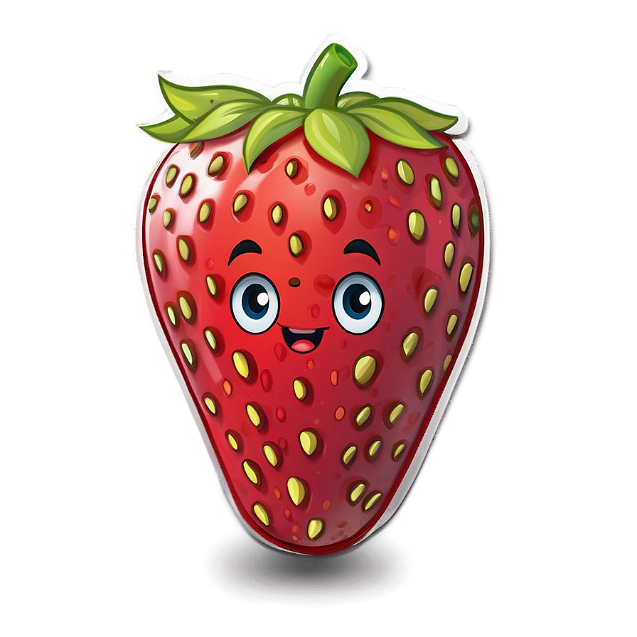 Cute Strawberry Emoji Png Lyw PNG Image