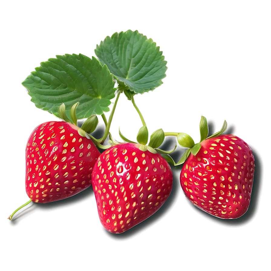 Cute Strawberry In Garden Png 06252024 PNG Image