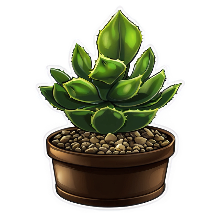 Cute Succulent Png Dnw87 PNG Image